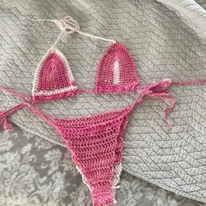 handmade crochet bathing suit 100% cotton